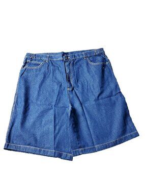 Liberty Blues Jean Shorts Mens 44 Big Tall Blue Jorts y2k Utility LL Denim